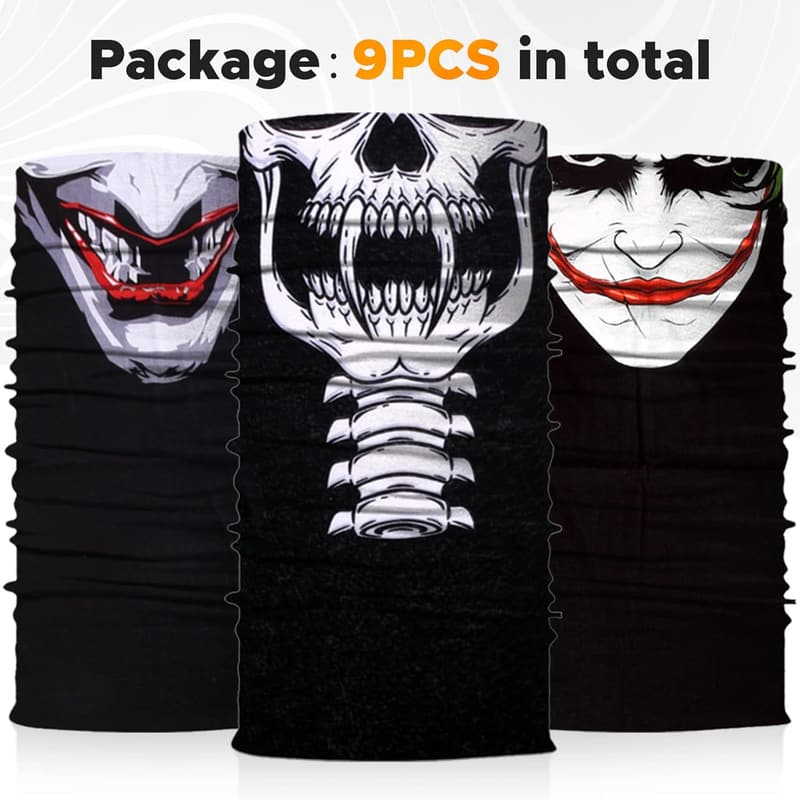 JOEYOUNG Bandana Neck Gaiter Magic Scarf Headwear