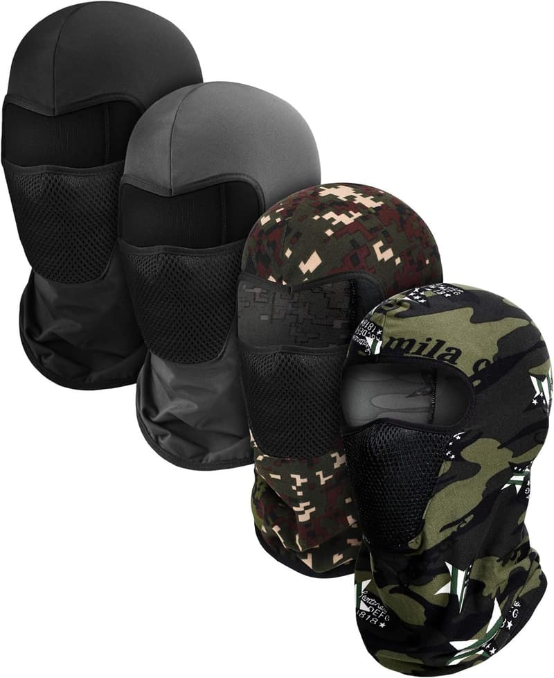 Summer Windproof Balaclava Face Mask Set for Men & Women