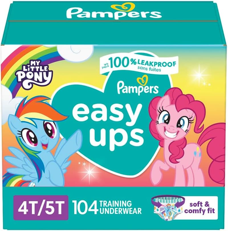My Little Pony Training Pants - Size 4T-5T, 104 Count