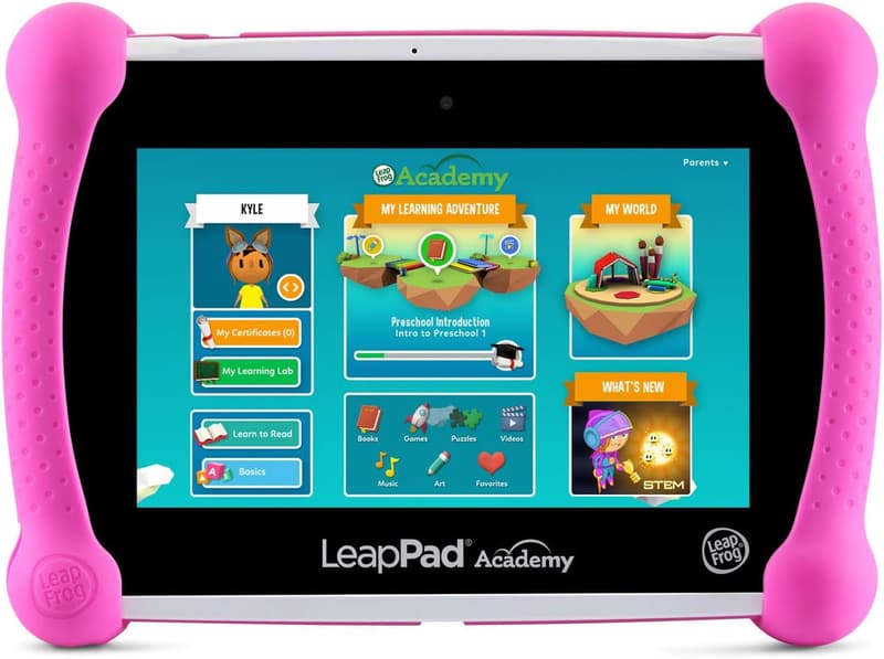 Kids’ Learning Tablet - LeapFrog LeapPad Academy, Pink