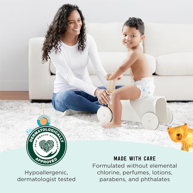 Mama Bear Hypoallergenic Diapers, Size 4, 37 Count