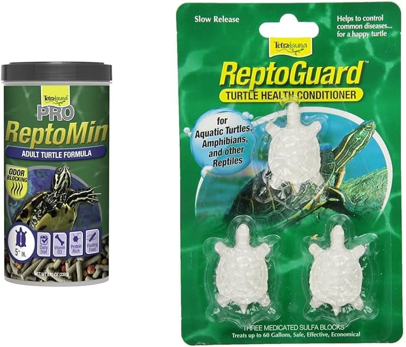 Turtle Health Formula: ReptoMin Pro Sticks & ReptoGuard Conditioner