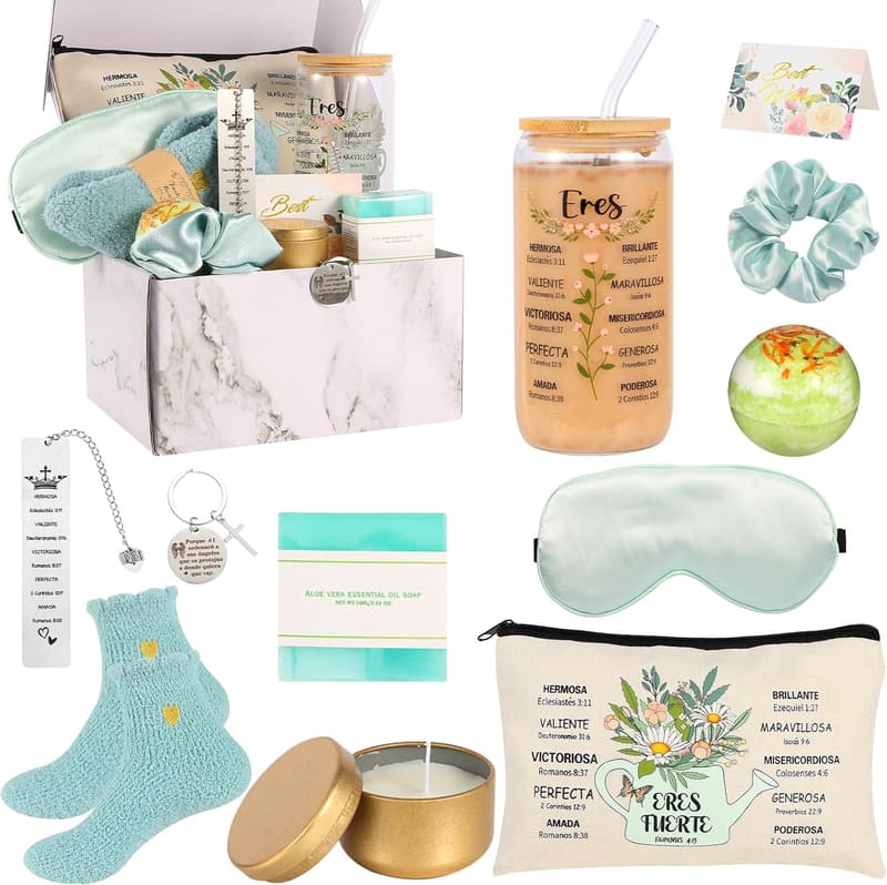 Inspirational Spanish Christian Gifts Box for Women