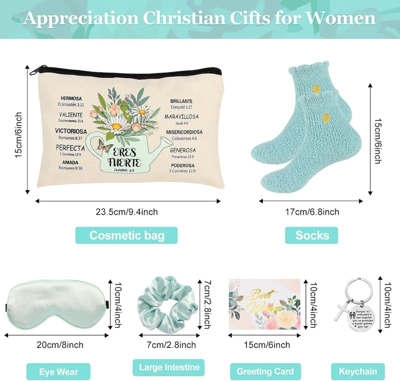 Inspirational Spanish Christian Gifts Box for Women
