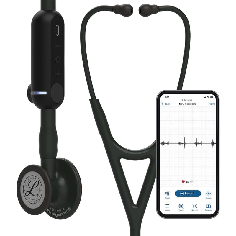 3M Littmann CORE Digital Stethoscope with 40x Amplification