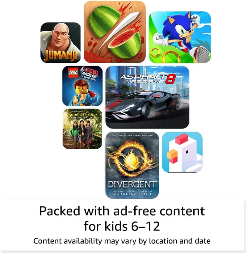 Fire HD 8 Kids Pro Tablet for Ages 6-12, 32GB, Ad-Free, 13hr Battery