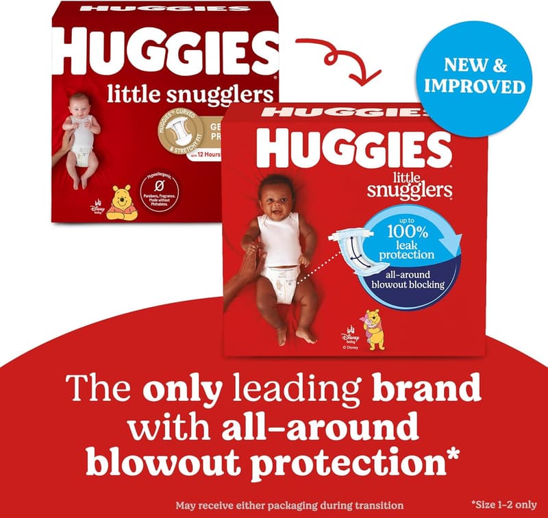 Huggies Little Snugglers Size 4 Diapers, 150 Count