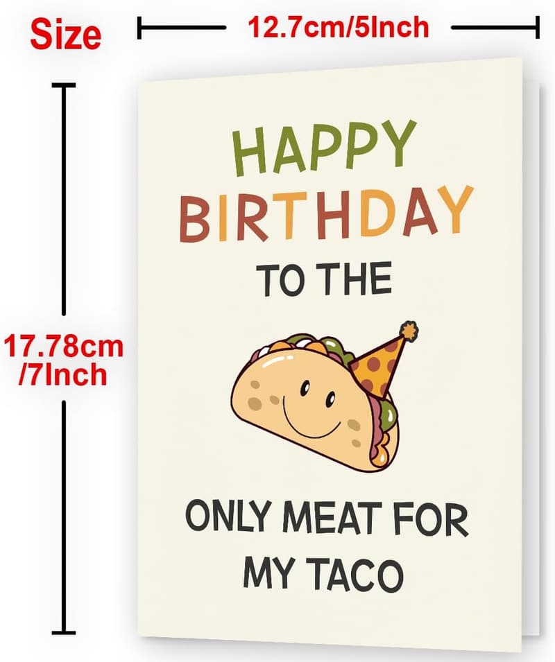 Funny Birthday Card for Husband – Men’s Birthday Gift