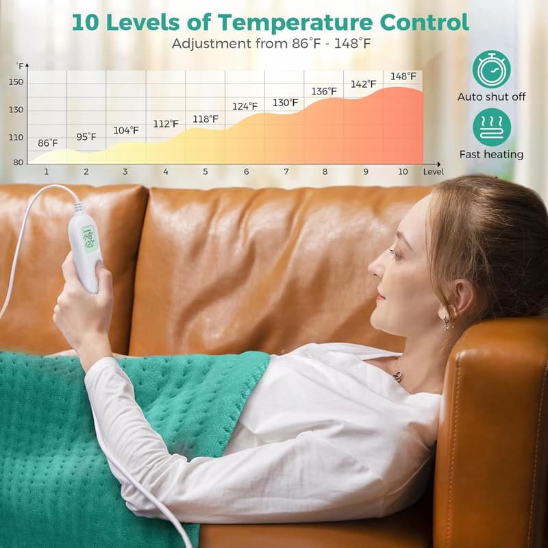 Moist Heat Pad for Back Pain Relief, 12
