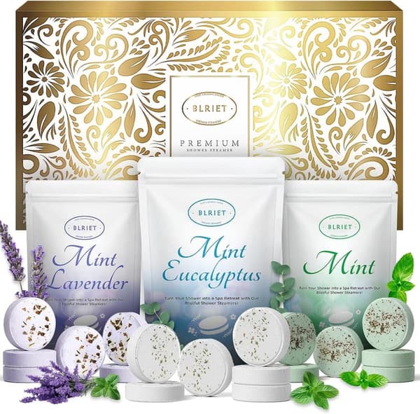 Aromatherapy Shower Steamers Gift Set - 18 Pack for Her