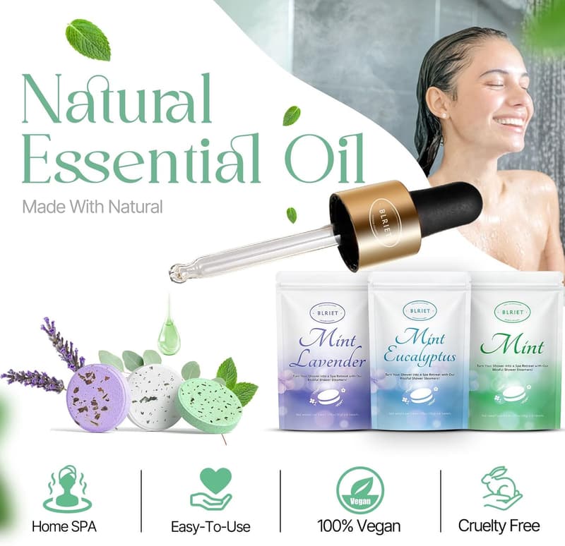 Aromatherapy Shower Steamers Gift Set - 18 Pack for Her