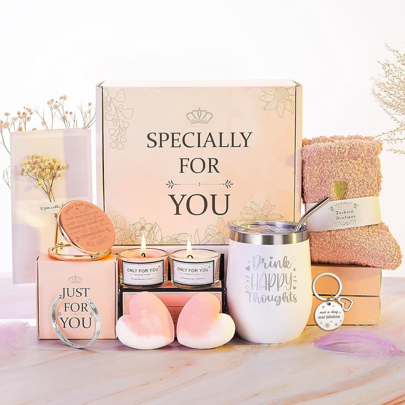 Birthday Gift Basket for Women – Premium Self-Care Spa Gifts