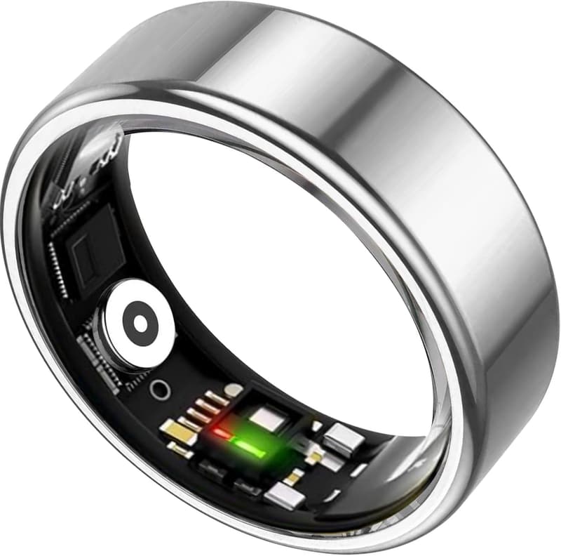 Smart Health Tracker Ring for Women & Men - IP68 Waterproof