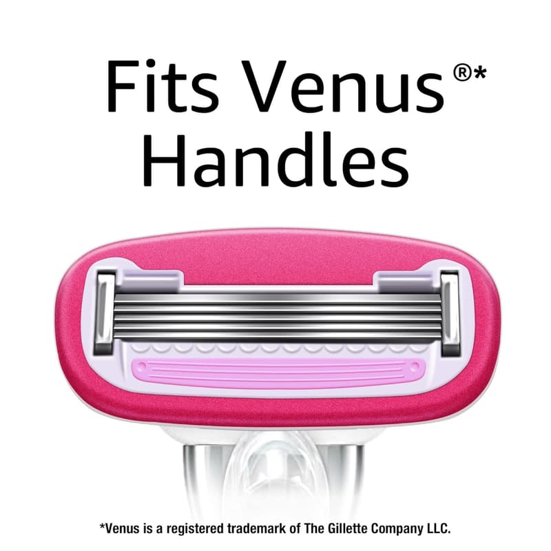 Amazon Basics Women's Razor with 2 Cartridges & Shower Hanger