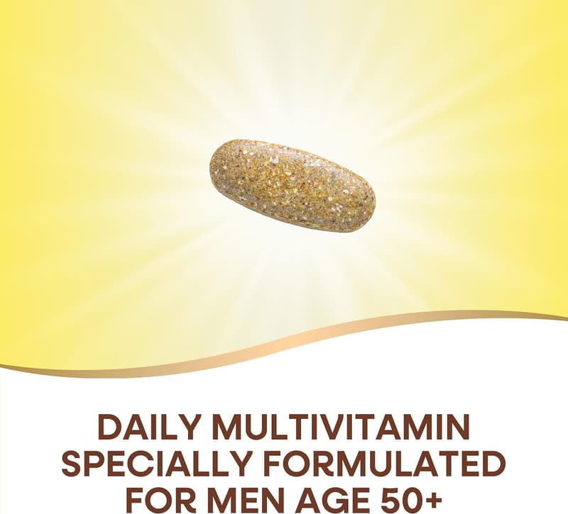 Men's 50+ Daily Ultra Multivitamin, High Potency, Gluten-Free