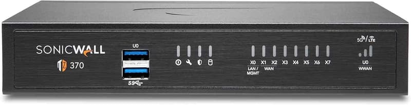 SonicWall TZ370 Next-Gen Firewall with 2-Year Threat Protection