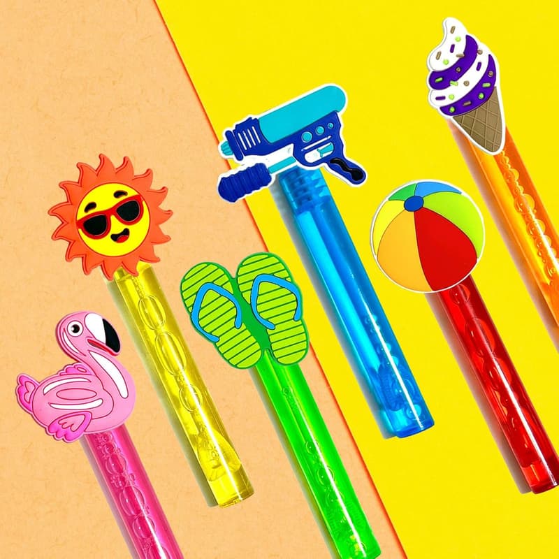 Summer Bubble Wands for Kids - 24Pcs Pool Party Favors