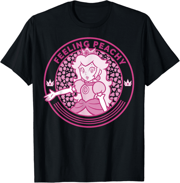 Princess Peach Cheetah Print T-Shirt