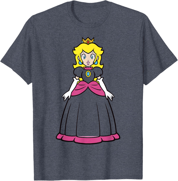 Princess Peach Portrait T-Shirt for Gamers