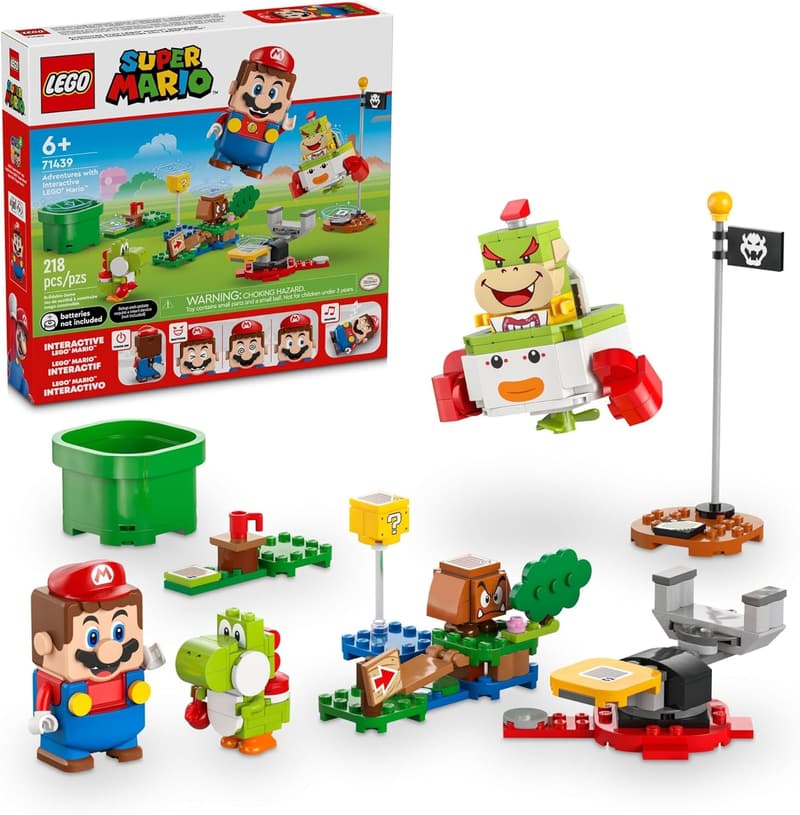 LEGO Super Mario Bowser Jr. Clown Car Playset for Ages 6+