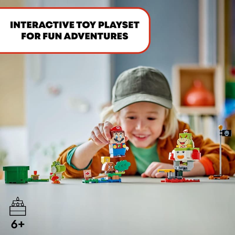 LEGO Super Mario Bowser Jr. Clown Car Playset for Ages 6+