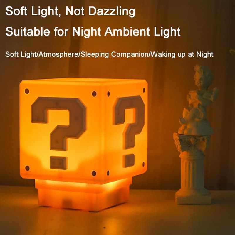 Super Mario Bros. Charging Night Light – Desktop USB Lamp for Kids