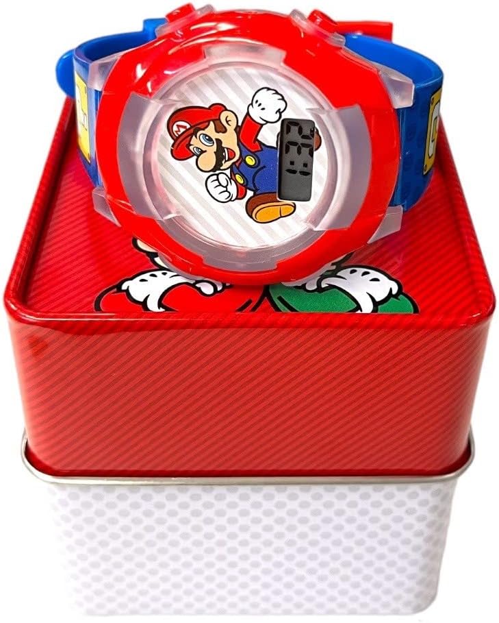 Super Mario Light-Up Digital Watch for Kids (Ages 3+)