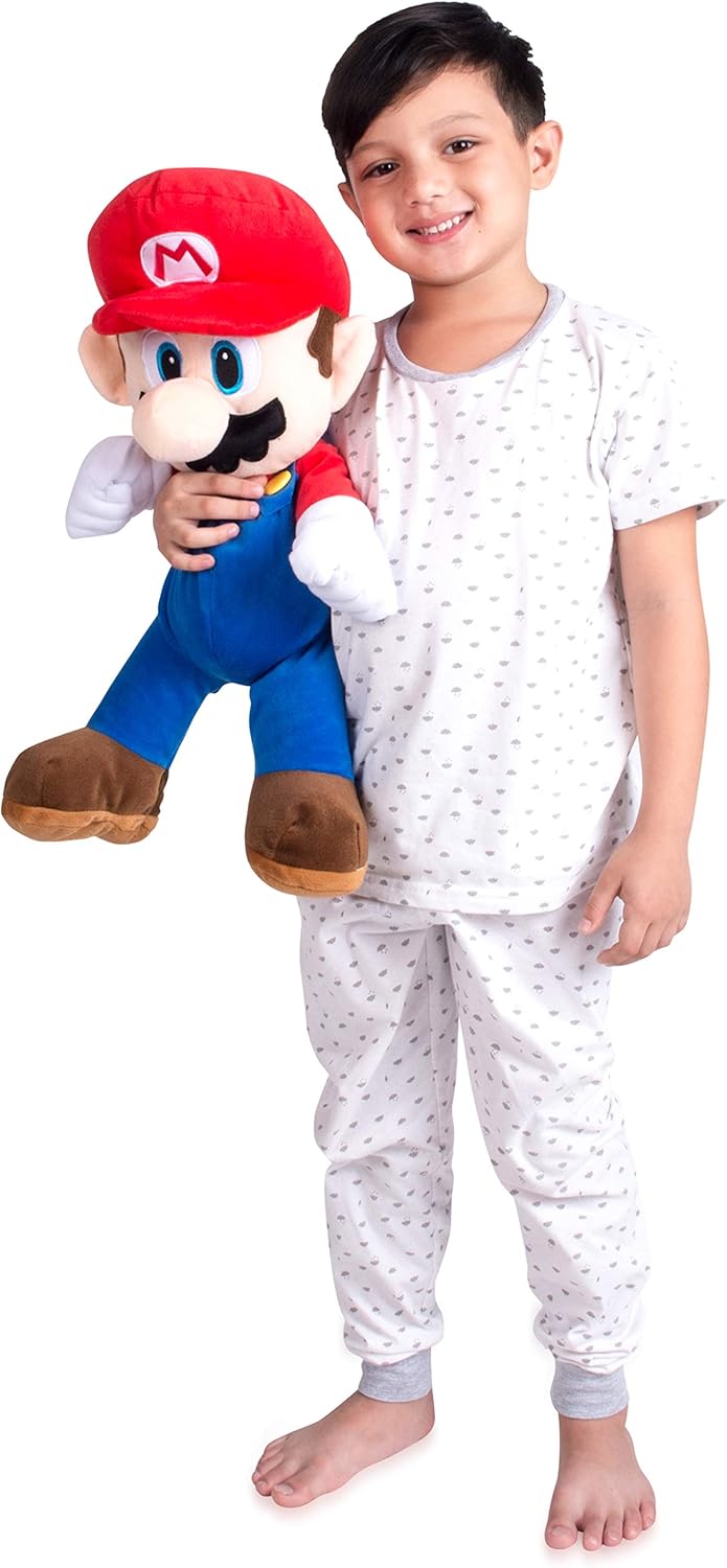 Super Mario Plush Cuddle Pillow Buddy for Kids