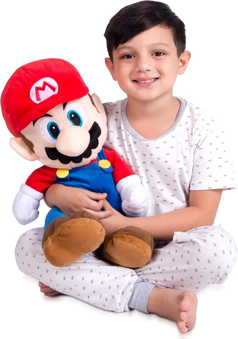 Super Mario Plush Cuddle Pillow Buddy for Kids