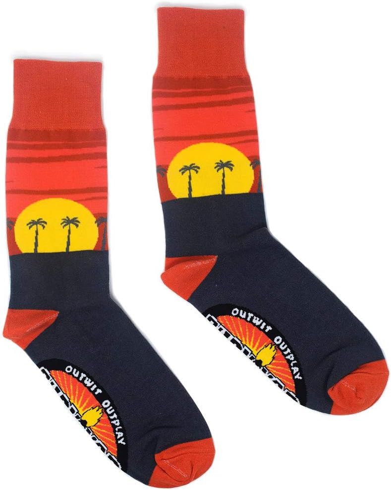 Survivor Sunrise Knit Crew Socks for Fans - Officially Licensed