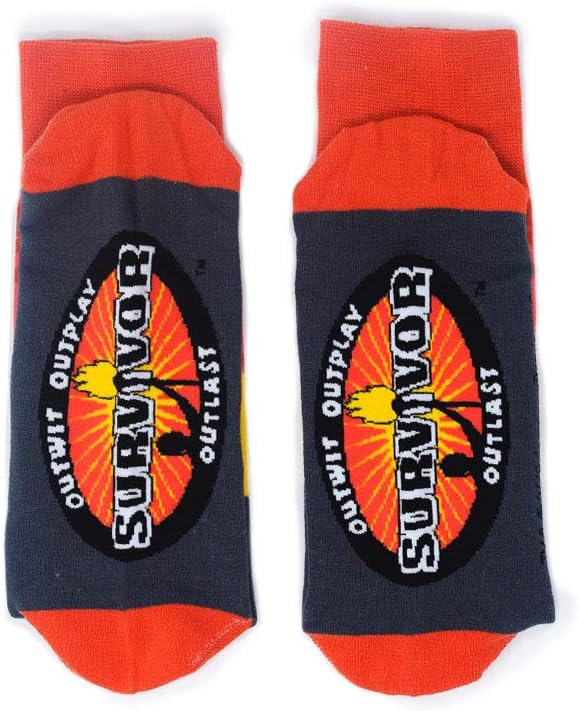 Survivor Sunrise Knit Crew Socks for Fans - Officially Licensed
