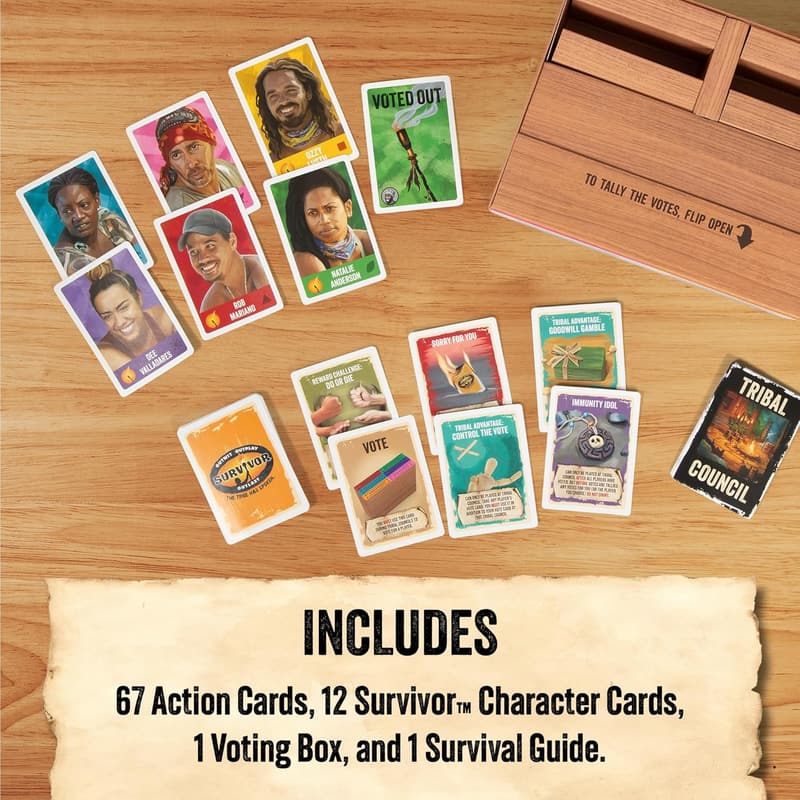 Survivor Card Game by Exploding Kittens - Family Fun for Ages 8+