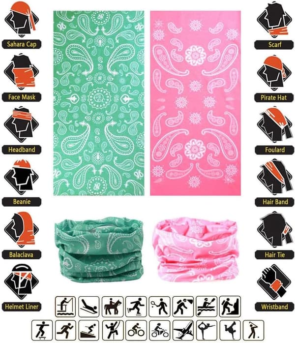 Multi-Functional Headband Gaiter Scarf for Men and Women
