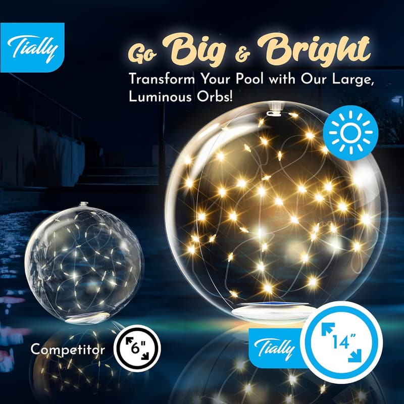 Solar Floating Pool Lights - 14
