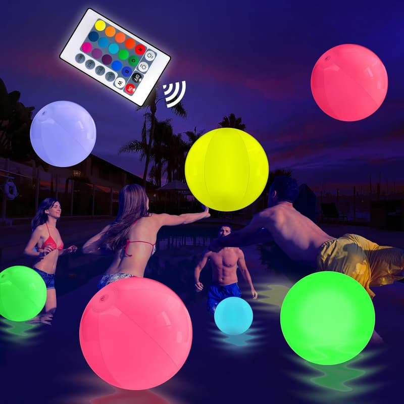 LED Floating Beach Ball - 16
