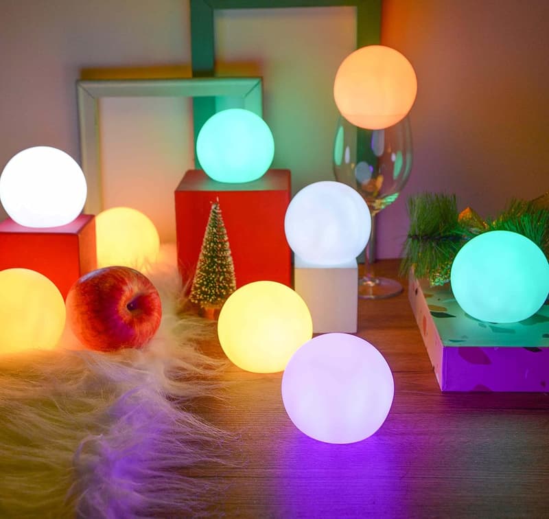 Rechargeable LED Pool Lights - 4 Pack, 16 Colors, Remote Control