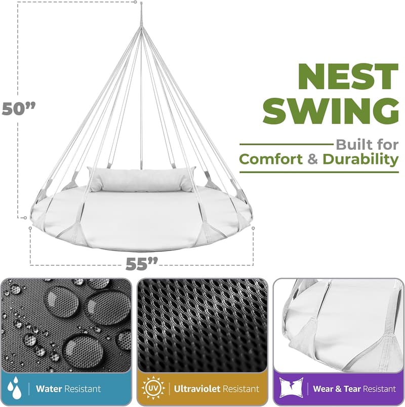 Premium Cotton Double Hammock Swing Chair - 56