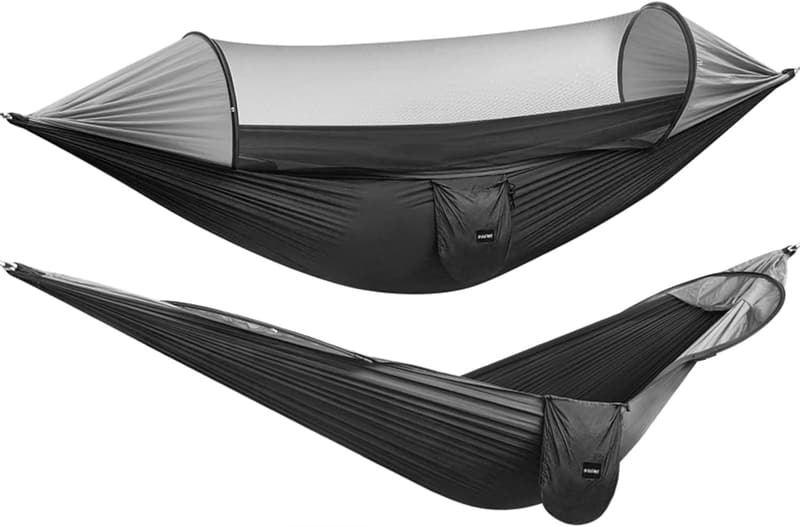 Lightweight 2-Person Outdoor Camping Hammock with Mosquito Net