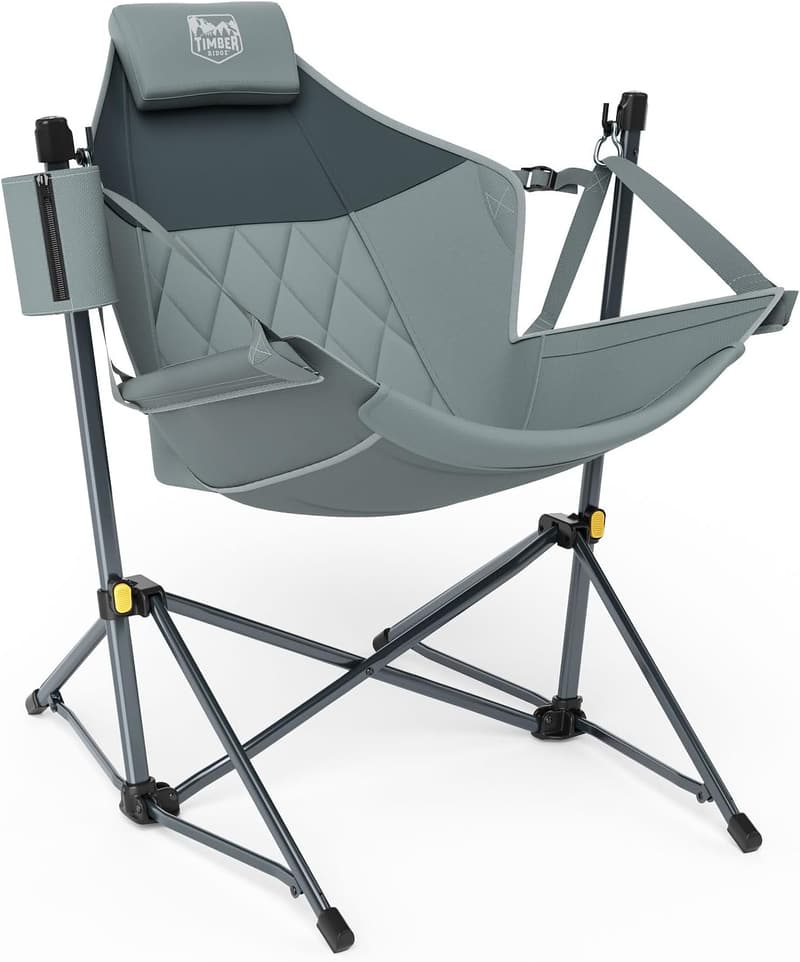Portable Heavy-Duty Hammock Chair with Adjustable Backrest