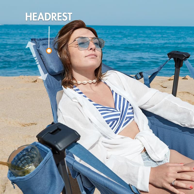 Portable Outdoor Hammock Chair with Adjustable Back and 400 lbs Support