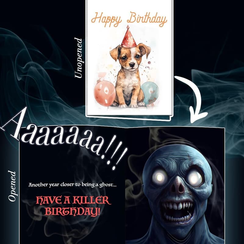 Funny Prank Birthday Card for Men and Women