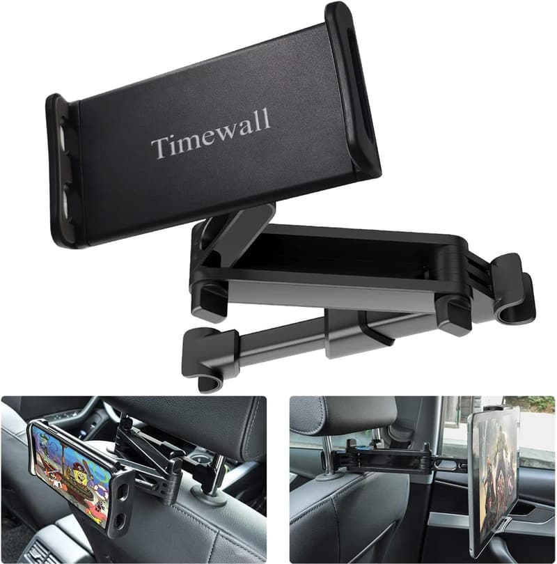 Universal Car Backseat Tablet Holder - Adjustable 360° Mount
