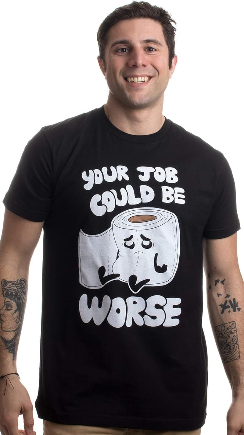 Inappropriate Funny Toilet Humor T-Shirt for Men
