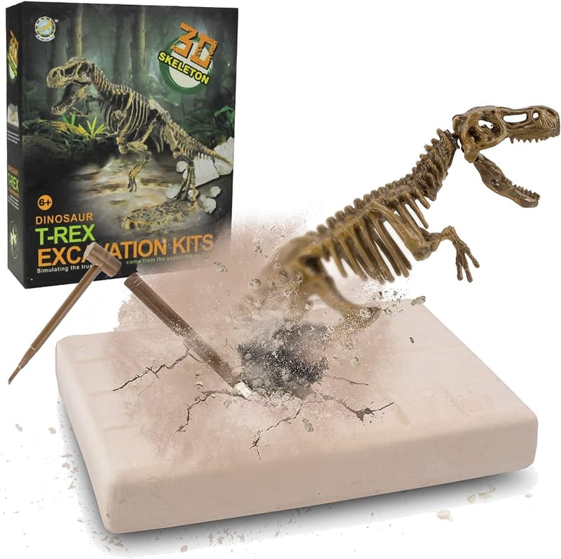 Tyrannosaurus Rex 3D Fossil Excavation Kit for Kids
