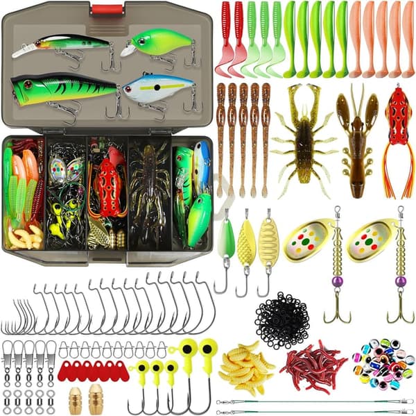 Fishing Tackle Kit for Beginners - Economic Freshwater & Saltwater Gear