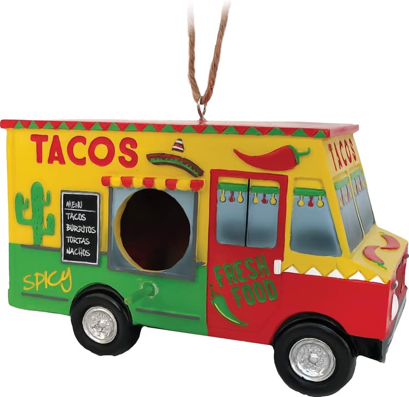 Taco Truck Birdhouse - Decorative Garden Décor for Outdoors