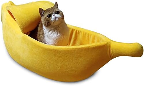 Christmas Cute Banana Cat Bed - Extra Large Soft Cuddle House