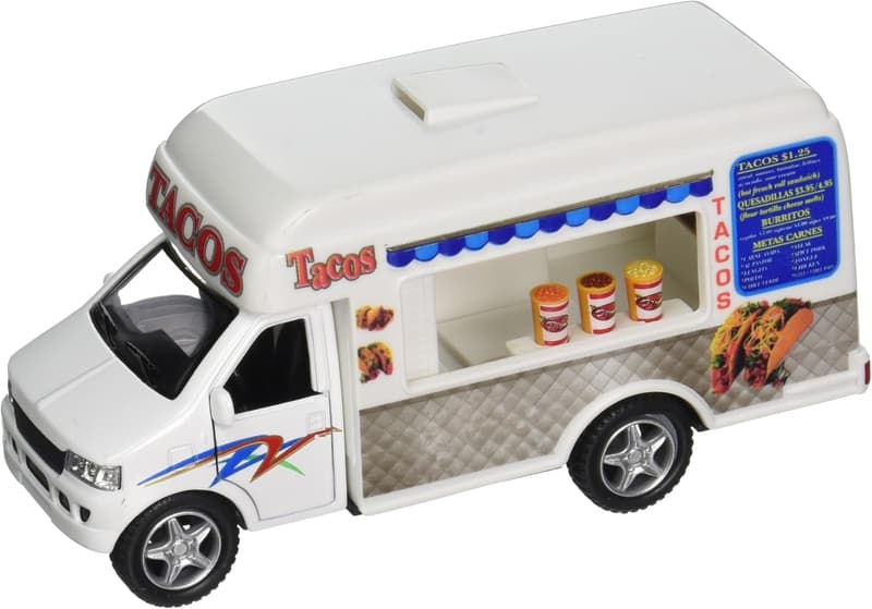 Taco Truck Die-Cast Model with Pullback Action
