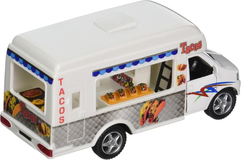 Taco Truck Die-Cast Model with Pullback Action