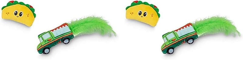Interactive Catnip & Silvervine Toys for Indoor Cats (Pack of 2)